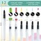 12 Pieces Watercolor Brush Pens, Premium Water Brush Pen Leakproof with Assorted Tips, Water Brush Pens for Watercolor, Refillable Watercolor Pens, Watercolor Paint Pens, Arts Value Set